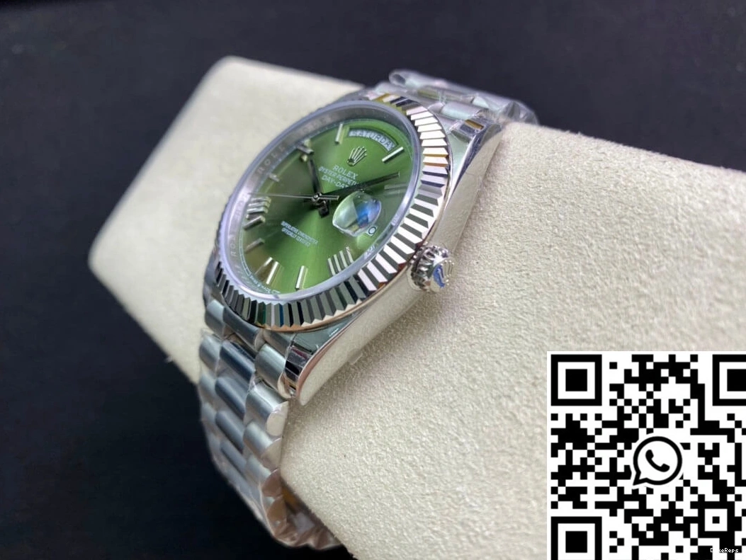 Rolex EW Day M228239-0033 Olive Factory Dial Green Date 0423